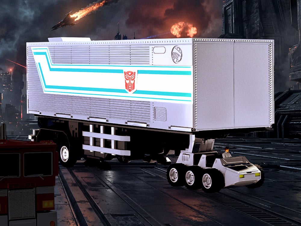 Image of Transformers Elite Optimus Prime Trailer Kit Accessory