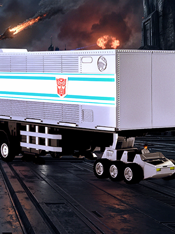 Image of Transformers Elite Optimus Prime Trailer Kit Accessory