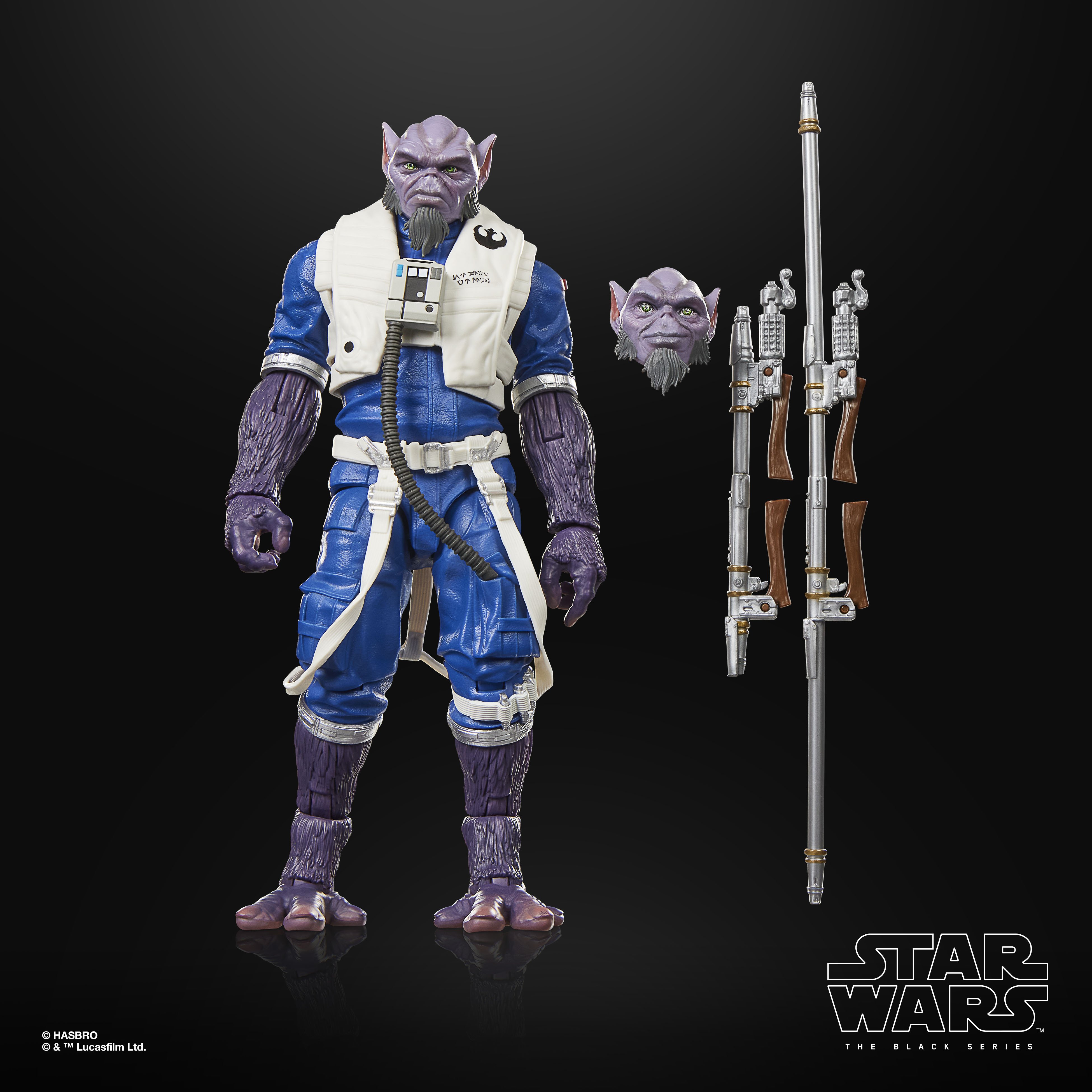 Star Wars: The Black Series Zeb (New Republic Pilot) Deluxe Action Figure (The Mandalorian and Grogu) Gallery Image 9