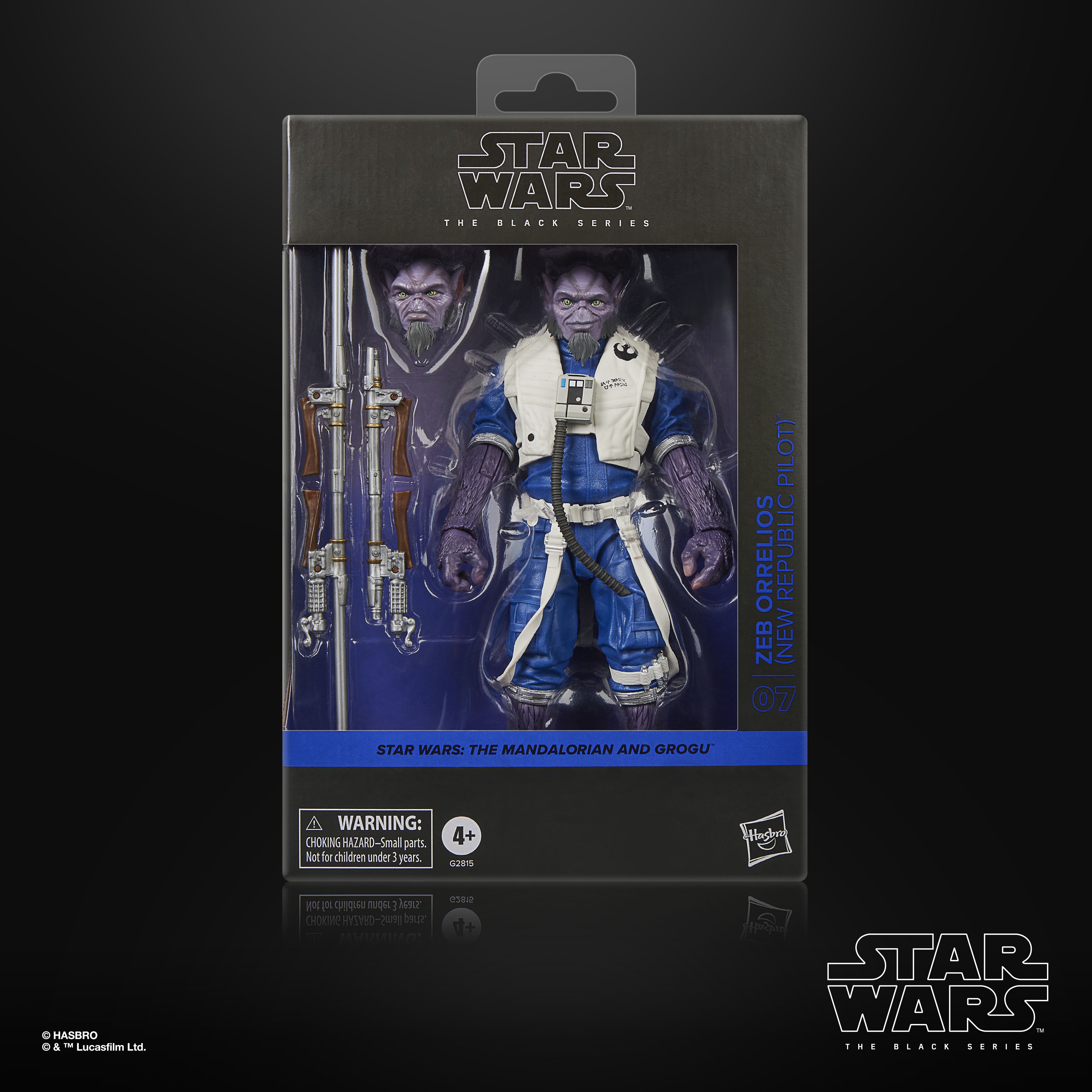 Star Wars: The Black Series Zeb (New Republic Pilot) Deluxe Action Figure (The Mandalorian and Grogu) Gallery Image 10