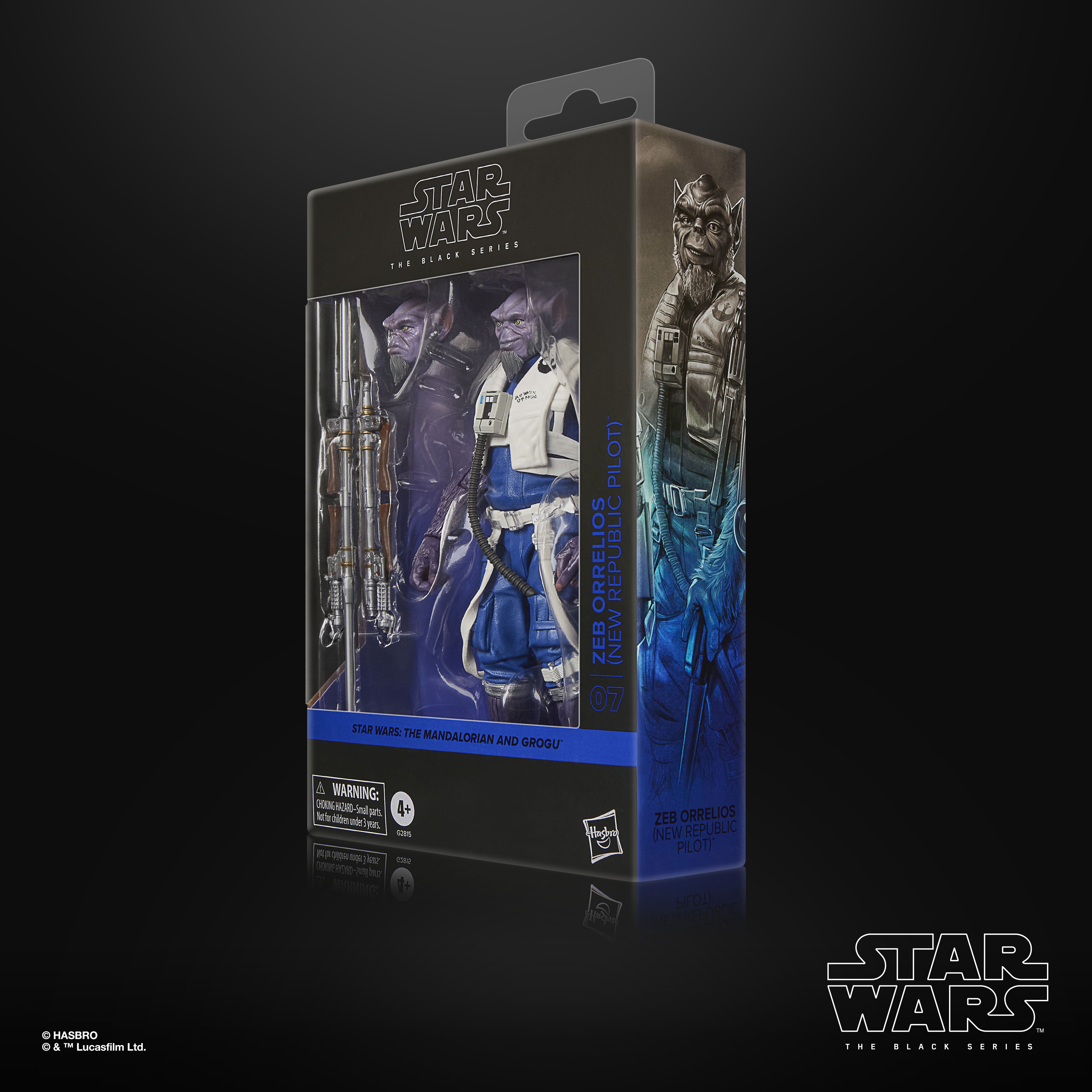 Star Wars: The Black Series Zeb (New Republic Pilot) Deluxe Action Figure (The Mandalorian and Grogu) Gallery Image 11