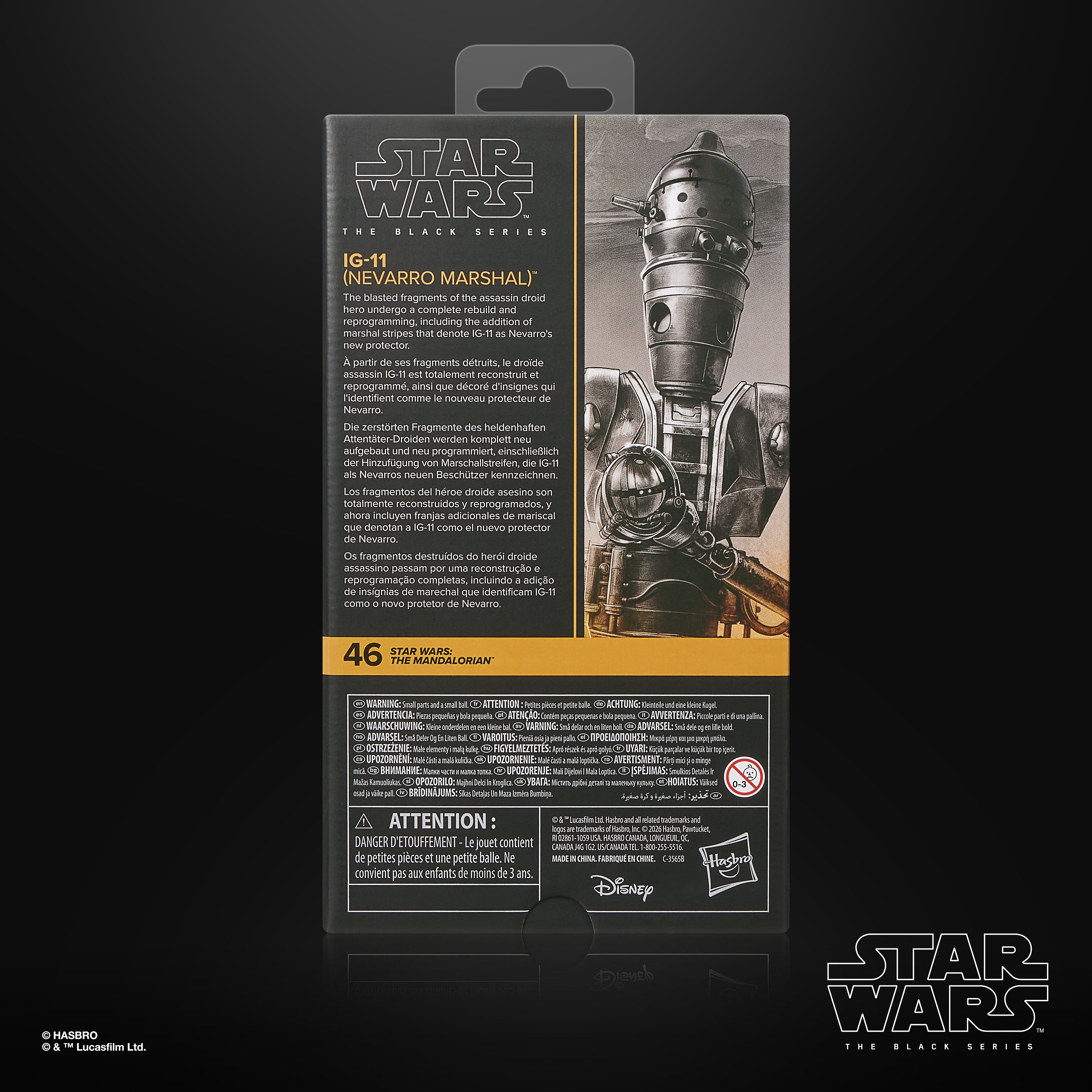 Star Wars: The Black Series IG-11 (Nevarro Marshal) Action Figure (The Mandalorian) Gallery Image 11