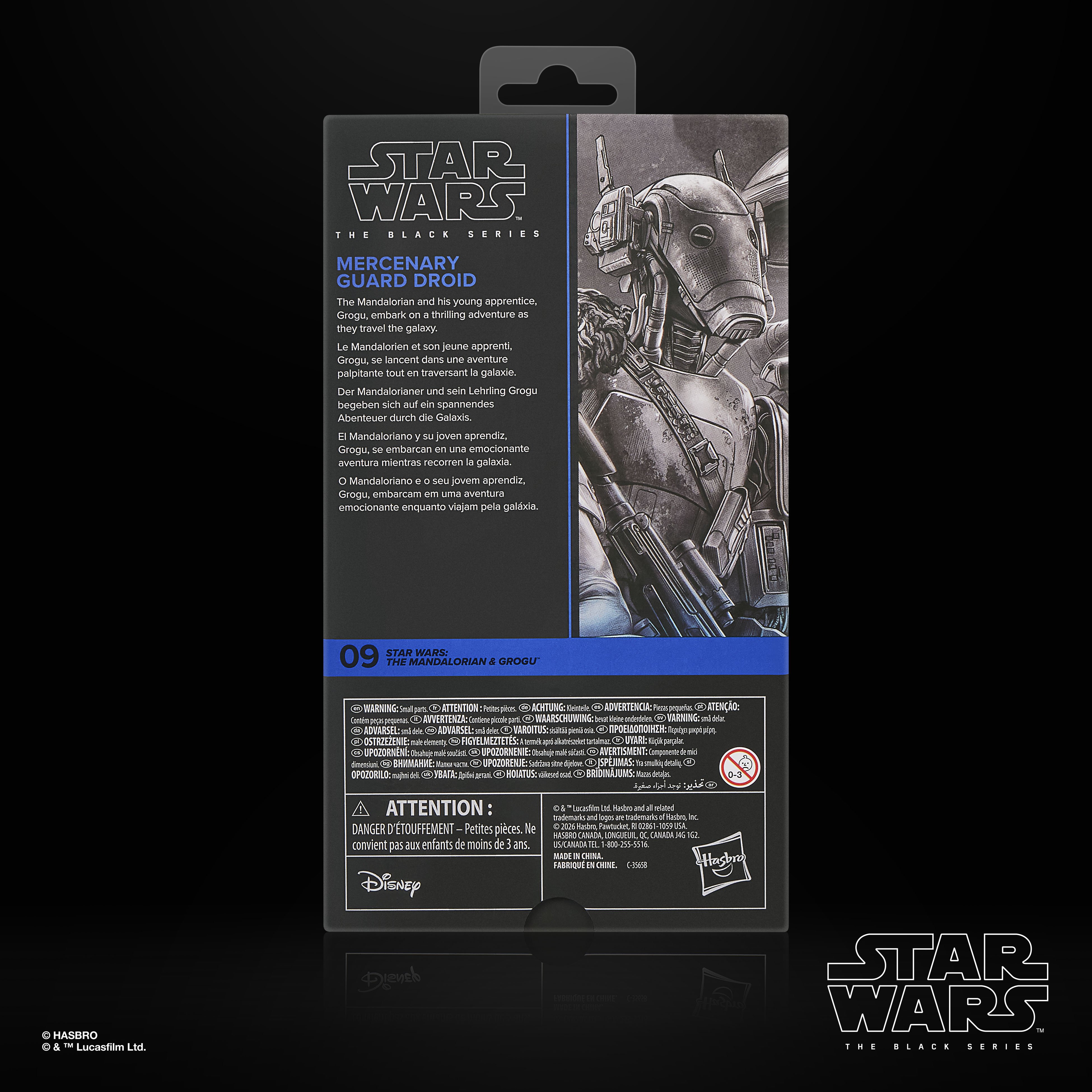 Star Wars: The Black Series Mercenary Droid (The Mandalorian and Grogu) Action Figure Gallery Image 11