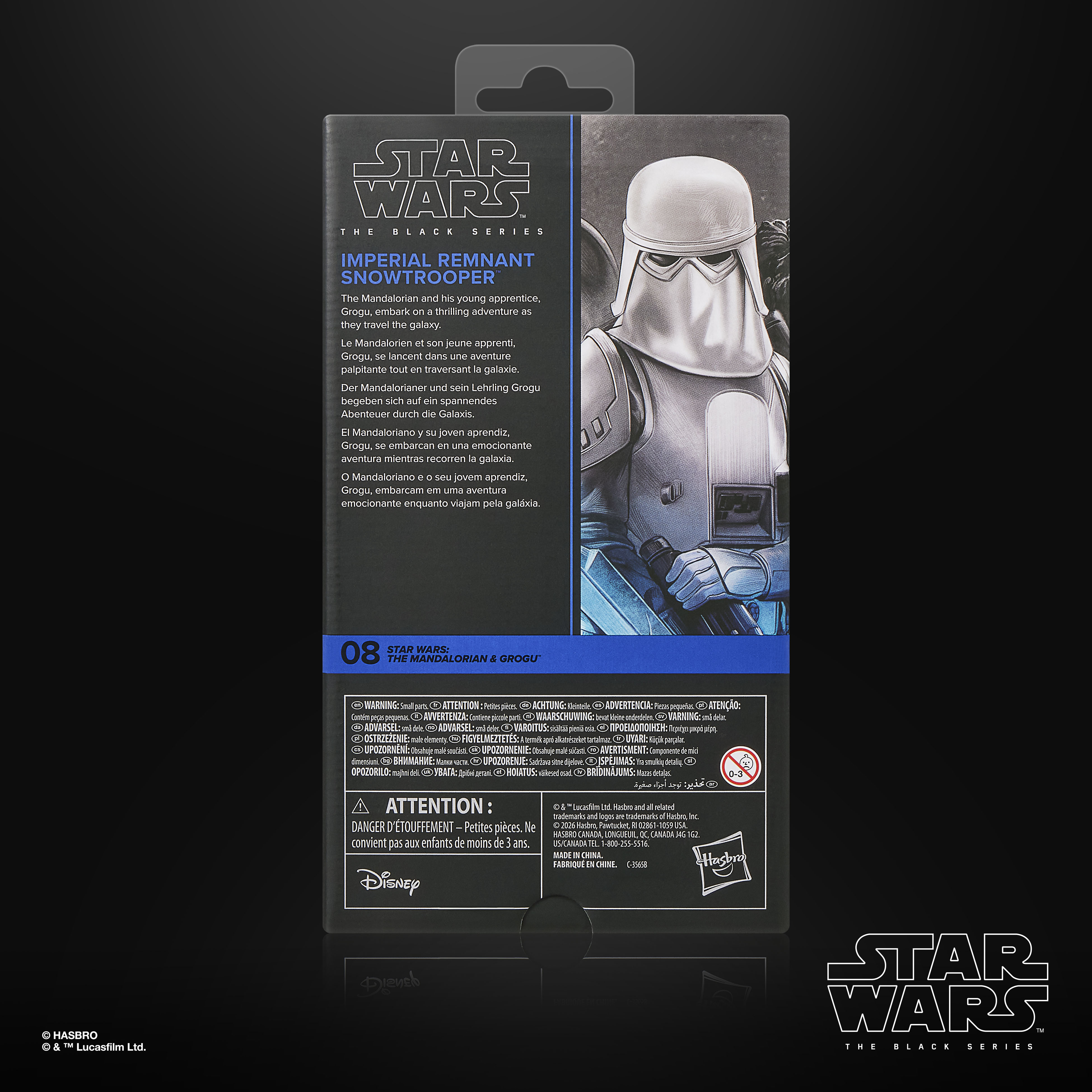 Star Wars: The Black Series Imperial Remnant Snowtrooper (The Mandalorian and Grogu) Action Figure Gallery Image 13