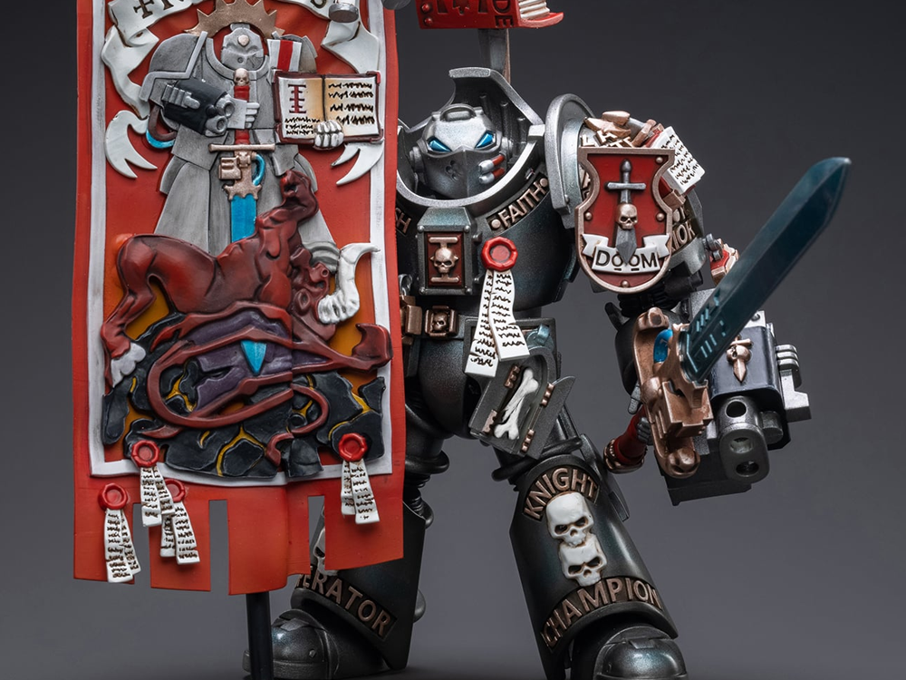 Warhammer 40,000 Grey Knights Terminator Retius Akantar 1/18 Scale Action Figure (Reissue) Gallery Image 1
