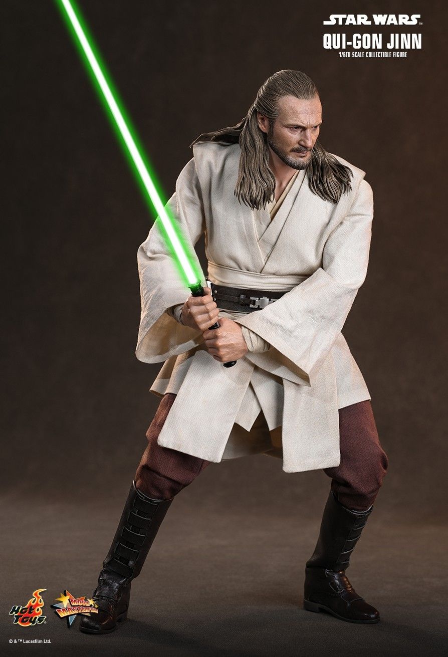 Star Wars: The Phantom Menace MMS880 Qui-Gon Jinn 1/6th Scale Collectible Figure Gallery Image 9