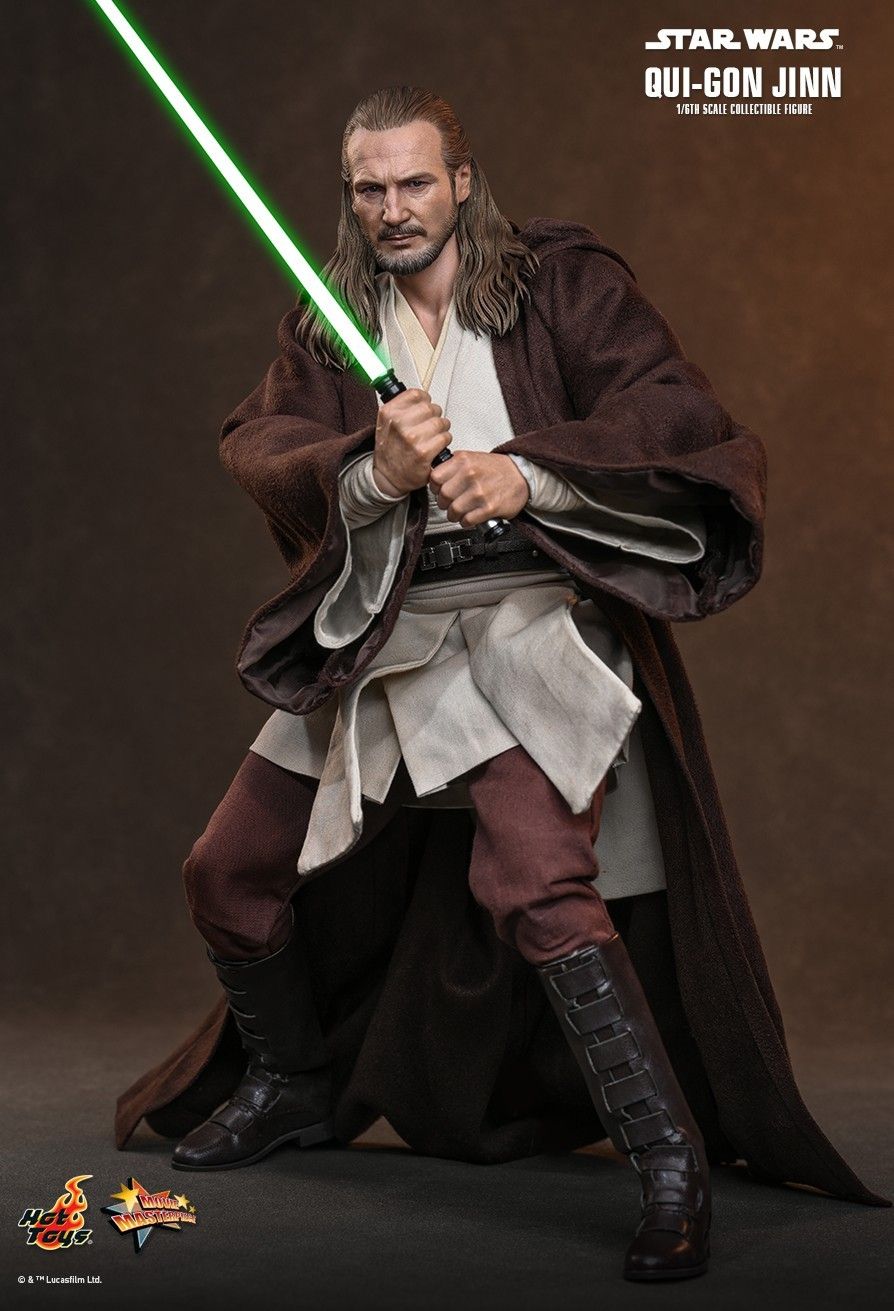 Star Wars: The Phantom Menace MMS880 Qui-Gon Jinn 1/6th Scale Collectible Figure Gallery Image 4