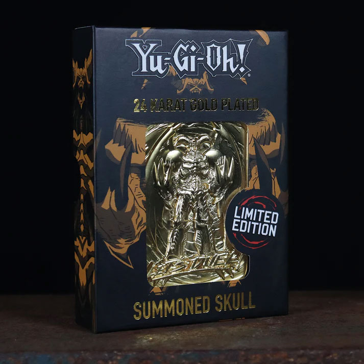 Yu-Gi-Oh! Summoned Skull (24k Gold Plated) Limited Edition Metal Card Gallery Image 8