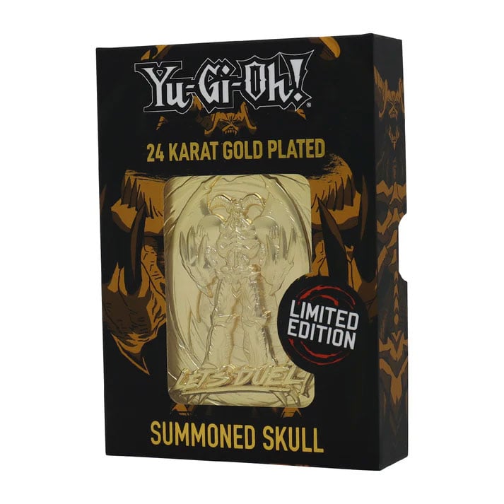 Yu-Gi-Oh! Summoned Skull (24k Gold Plated) Limited Edition Metal Card Gallery Image 5