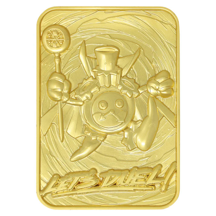 Yu-Gi-Oh! Time Wizard (24k Gold Plated) Limited Edition Metal Card