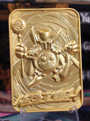 Yu-Gi-Oh! Time Wizard (24k Gold Plated) Limited Edition Metal Card