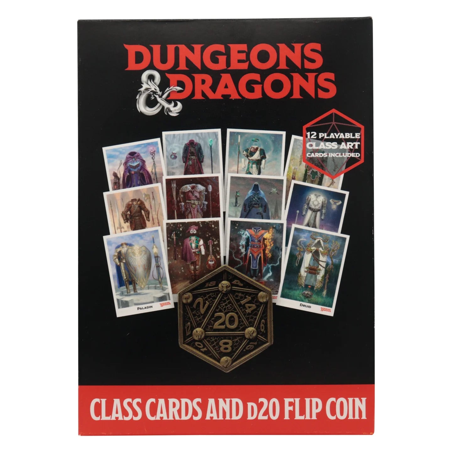 Dungeons & Dragons Class Cards and D20 Flip Coin Set Gallery Image 8