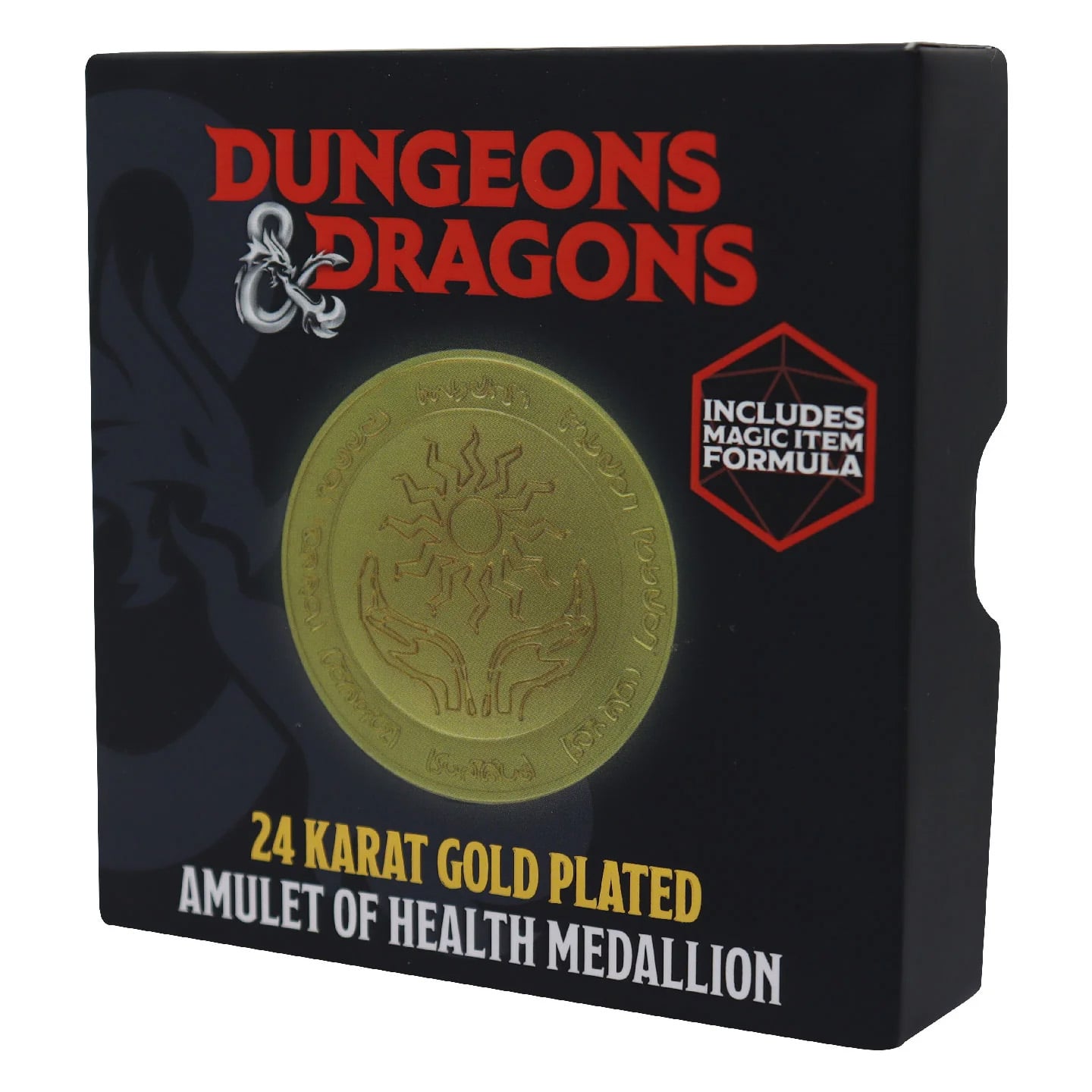 Dungeons & Dragons Amulet of Health (24k Gold Plated) Limited Edition Medallion Gallery Image 7
