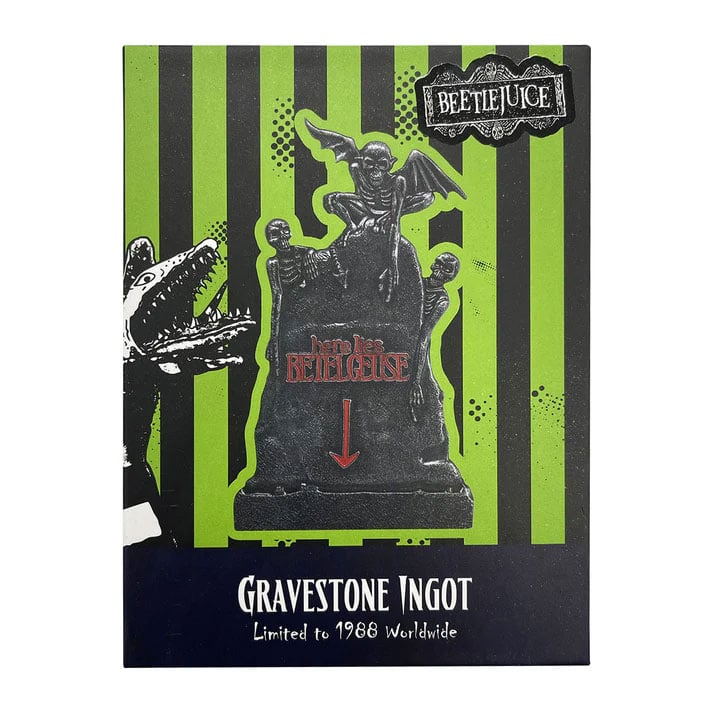 Beetlejuice (1988) Gravestone Limited Edition Ingot Gallery Image 6