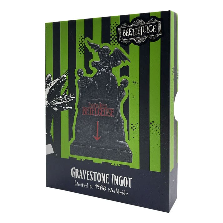 Beetlejuice (1988) Gravestone Limited Edition Ingot Gallery Image 7