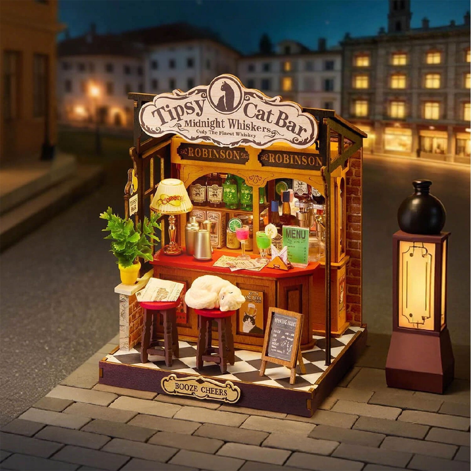 Tipsy Cat Bar DIY Miniature House Gallery Image 3