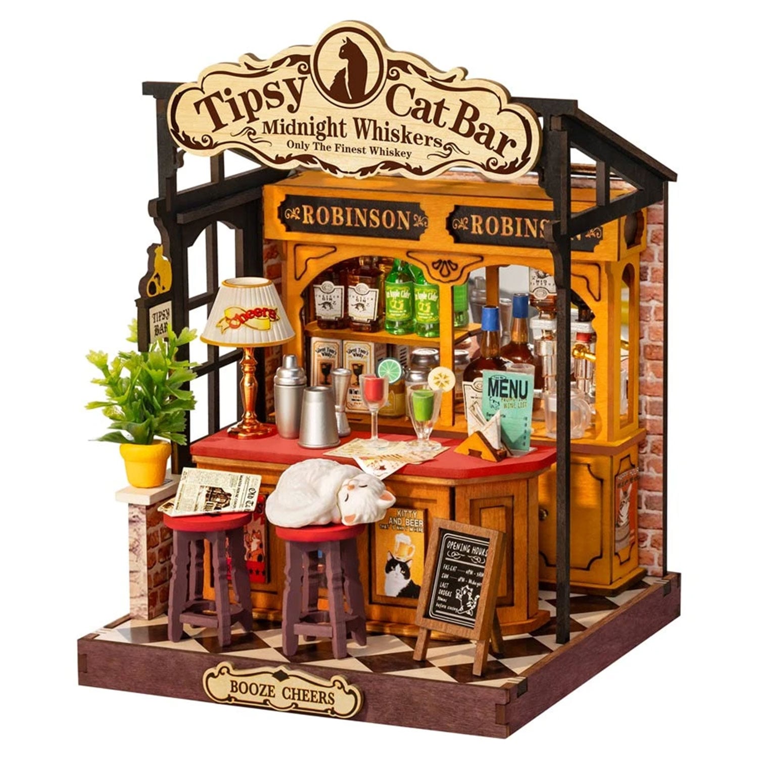 Tipsy Cat Bar DIY Miniature House Gallery Image 6