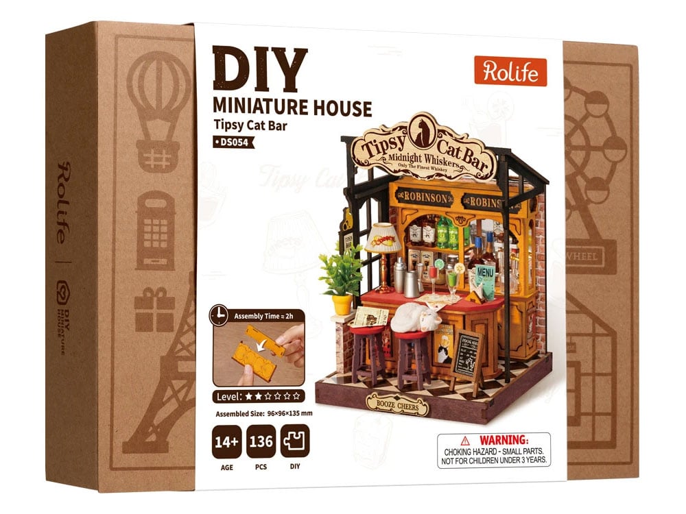 Tipsy Cat Bar DIY Miniature House Gallery Image 1