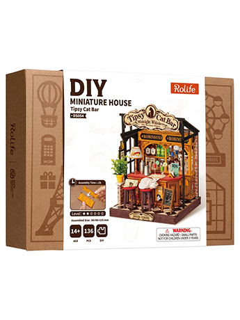 Tipsy Cat Bar DIY Miniature House Gallery Image 2
