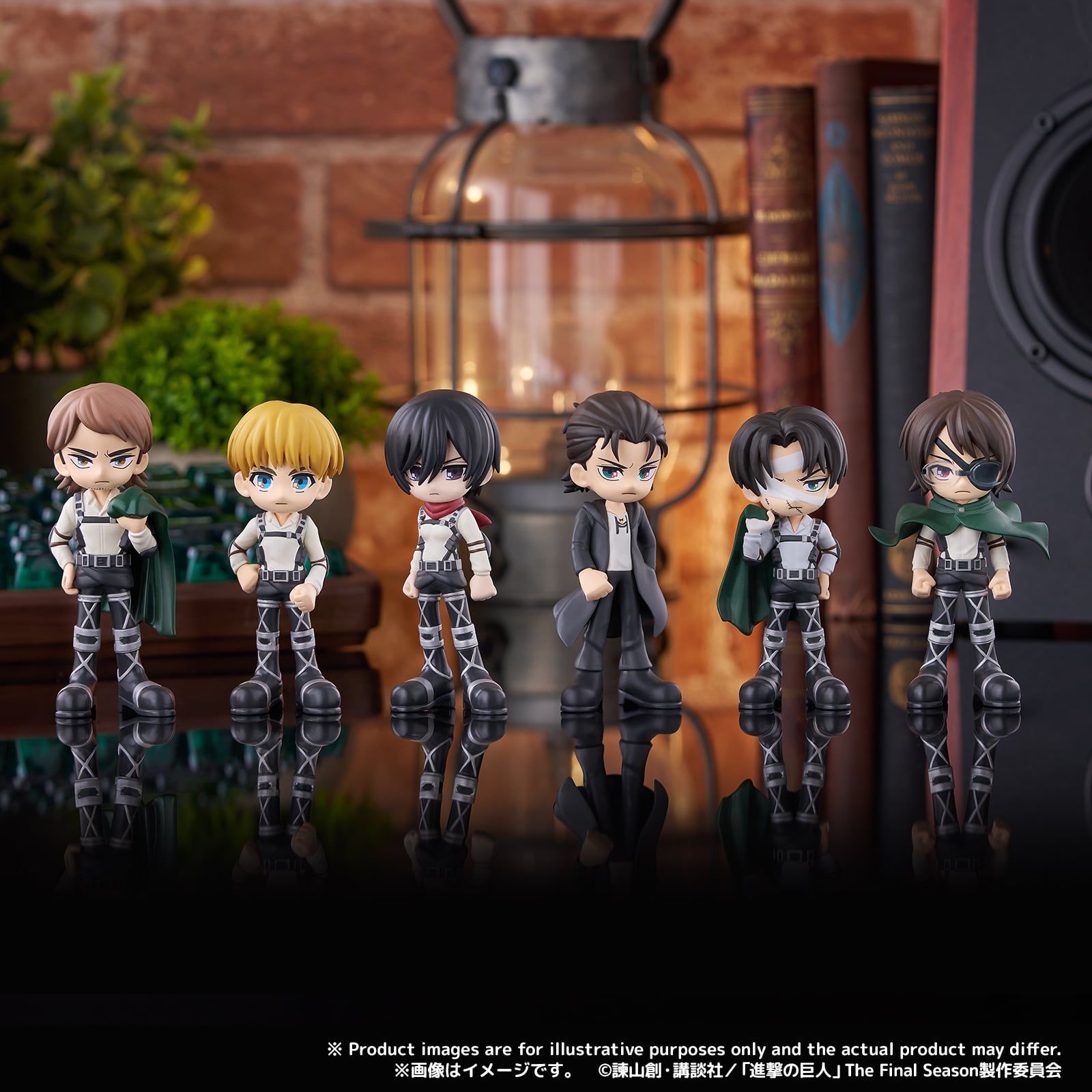 Attack on Titan PalVerse The Final Season Box of 6 Figures