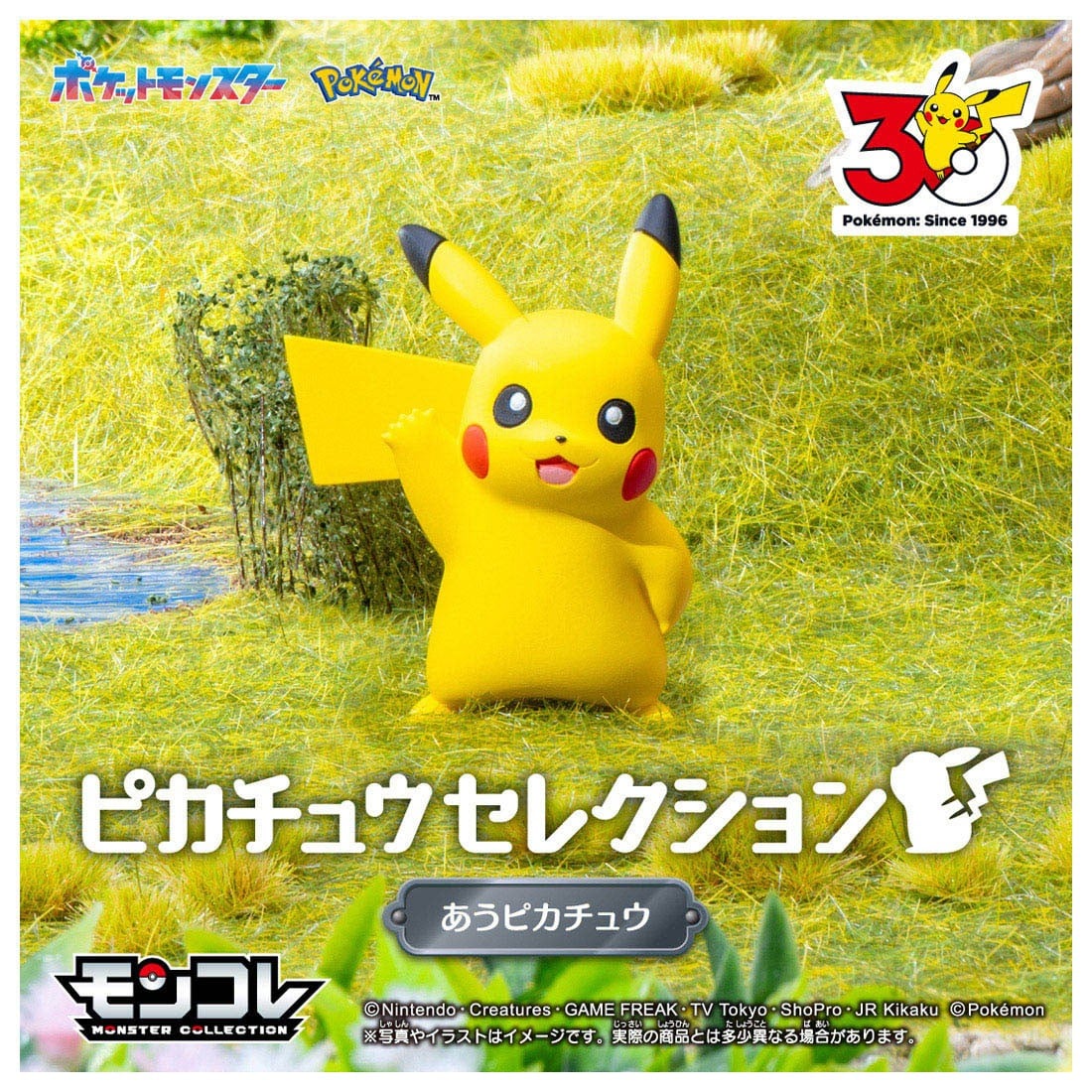 Pokemon Moncolle 30th Anniversary Pikachu (Waving Ver.)