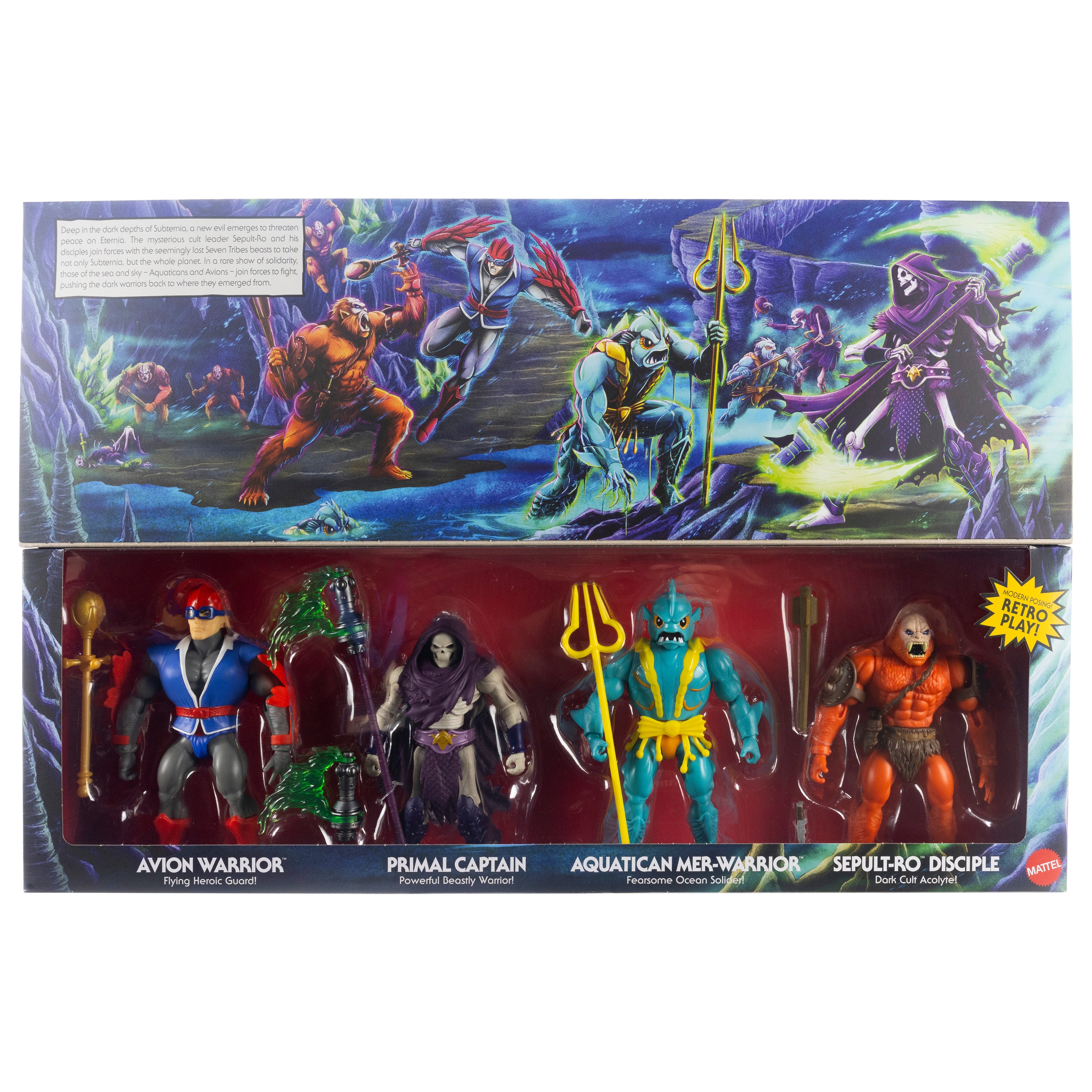 Masters of the Universe: Origins Battle for Sub-Eternia Action Figure Four-Pack Gallery Image 10