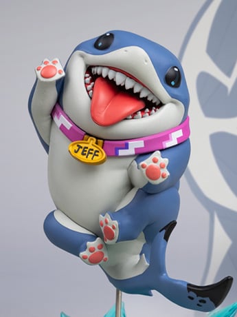 Marvel Rivals Gamerverse Jeff the Land Shark 1/10 Scale Figure Gallery Image 2
