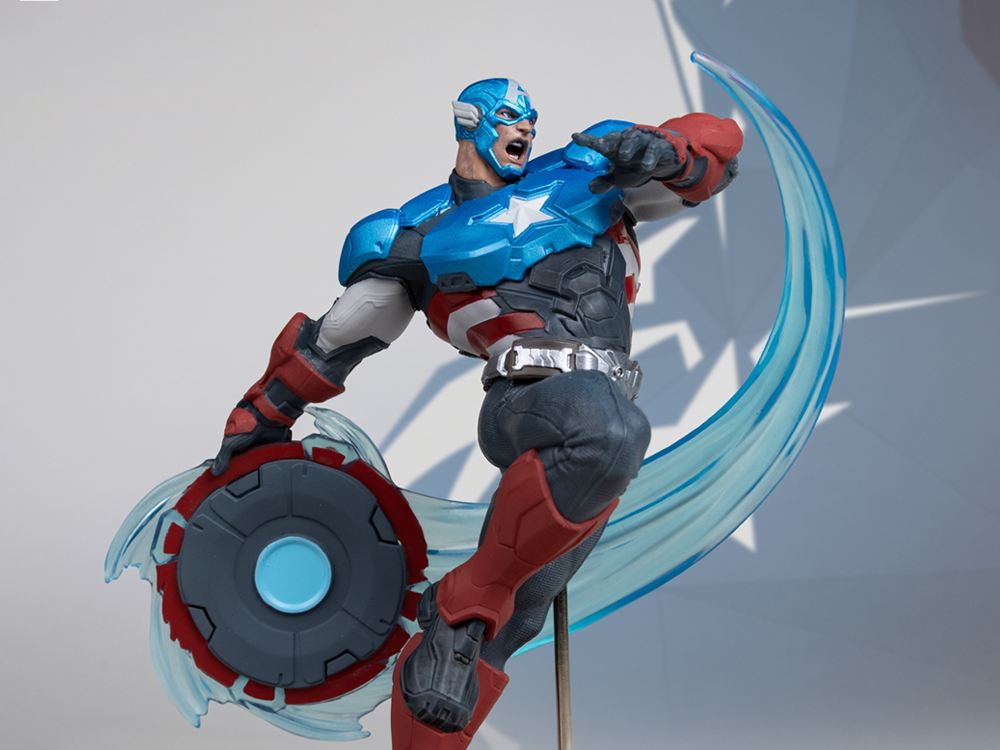 Marvel Rivals Captain America 1/10 Scale Figure