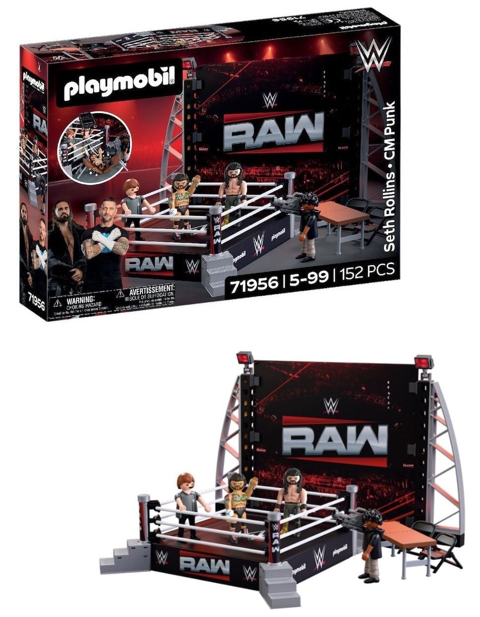 Playmobil x WWE Raw Ring Collectors Set