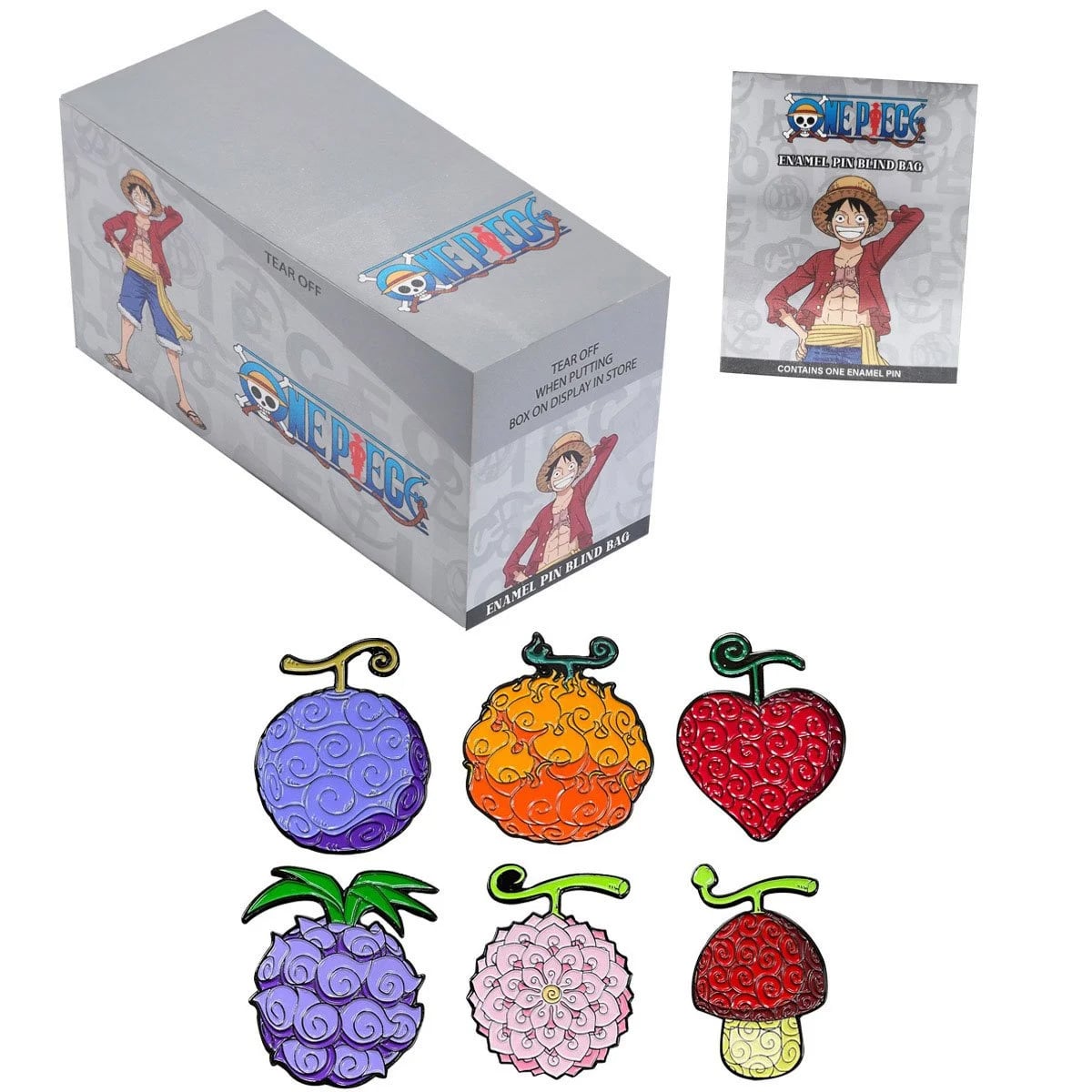 One Piece Devil Fruit Random Exclusive Enamel Pin