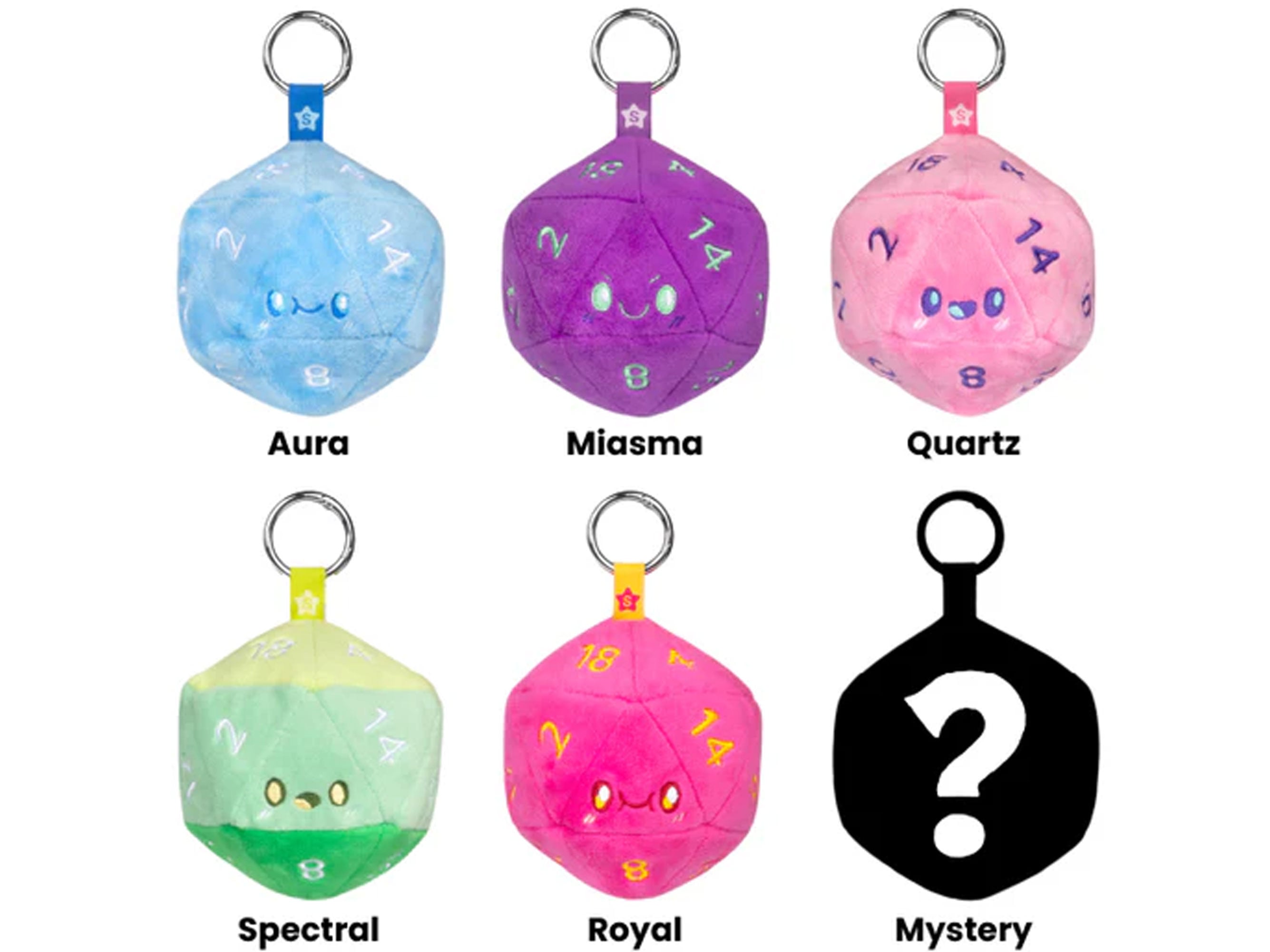 Let's Roll Series 1 Blind Box Random D20 Plush Keychain Gallery Image 11