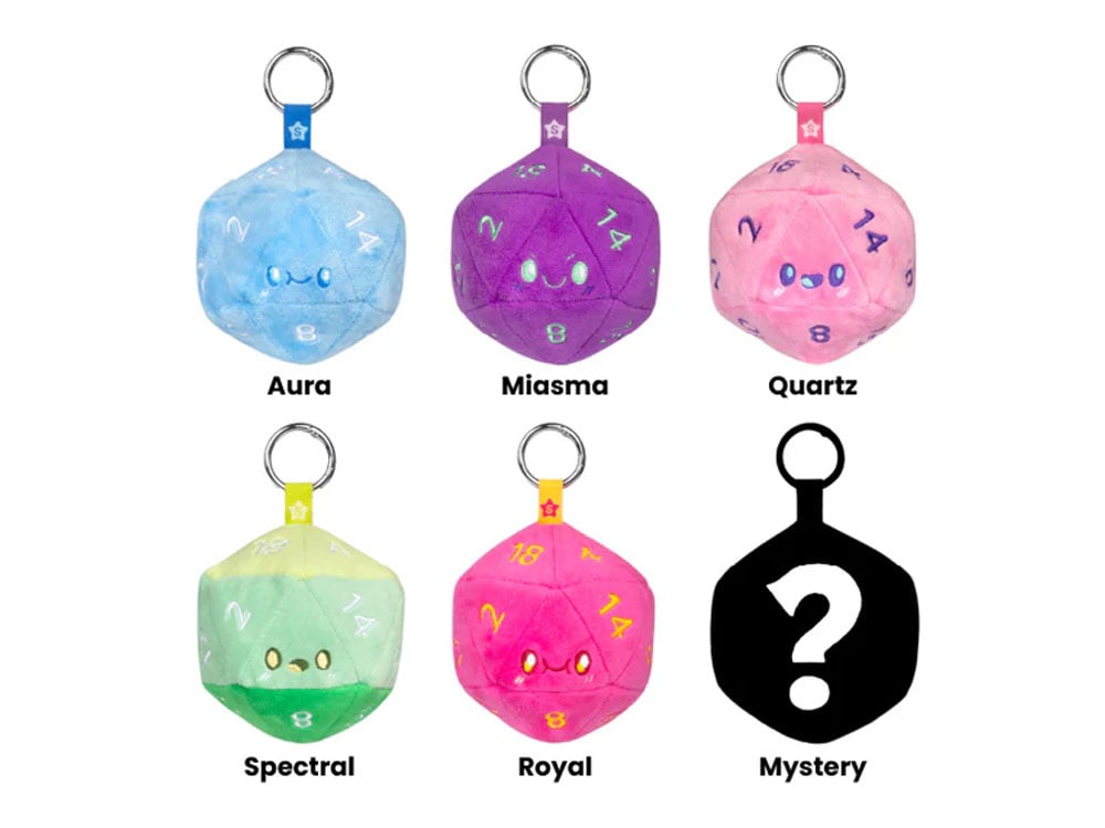 Let's Roll Series 1 Blind Box Random D20 Plush Keychain Gallery Image 1