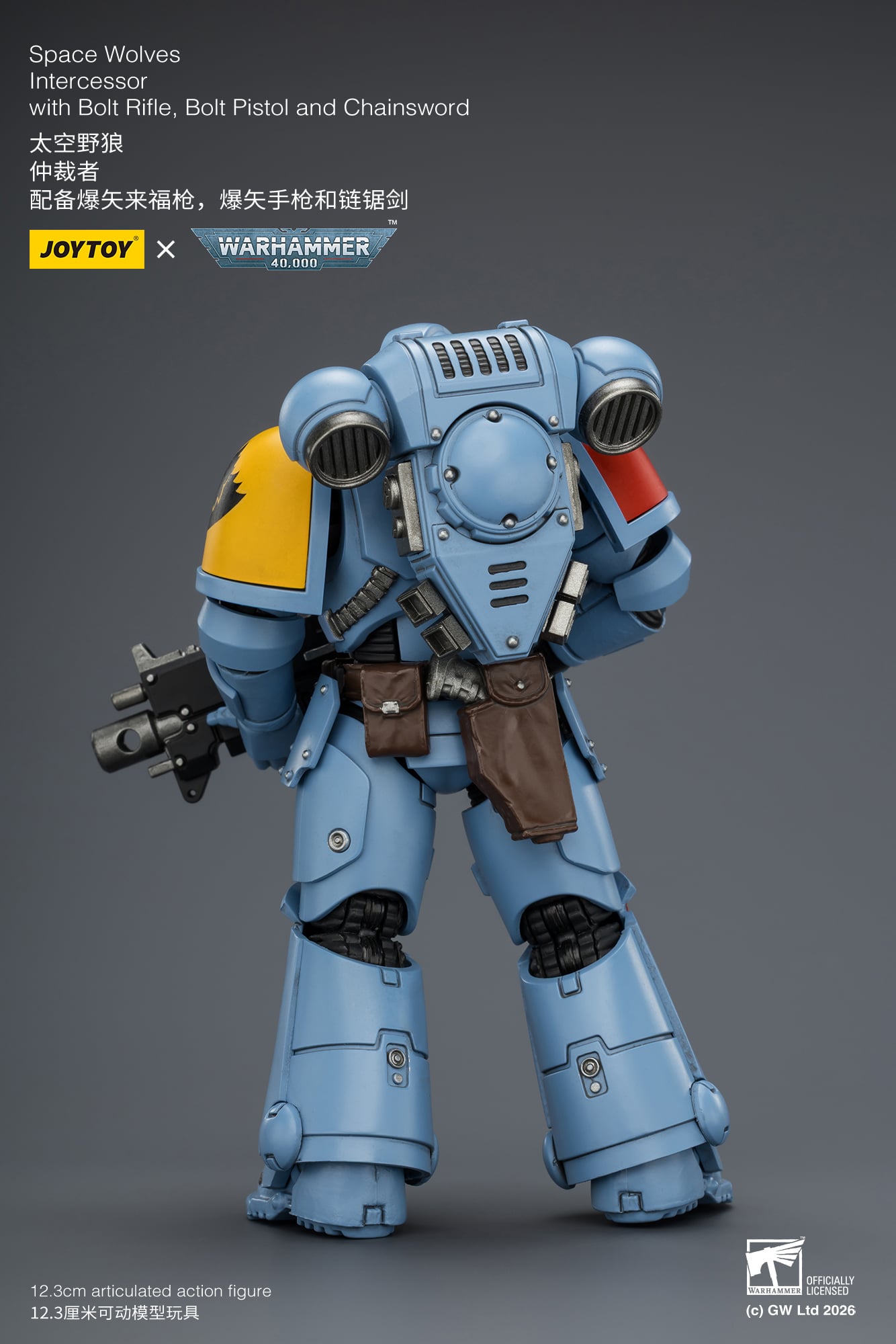 Warhammer 40,000 Space Wolves Intercessor 1/18 Scale Action Figure Gallery Image 6