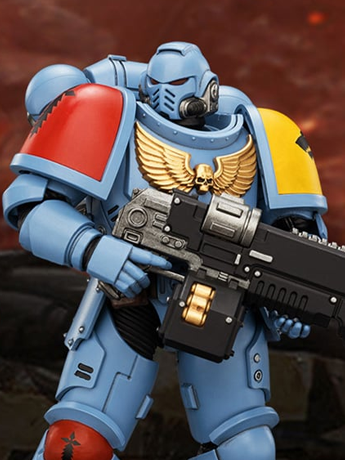 Warhammer 40,000 Space Wolves Intercessor 1/18 Scale Action Figure Gallery Image 2