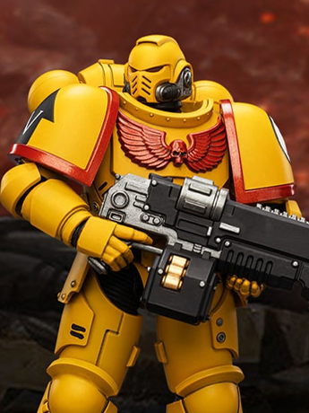 Warhammer 40,000 Imperial Fists Intercessor 1/18 Scale Action Figure Gallery Image 2