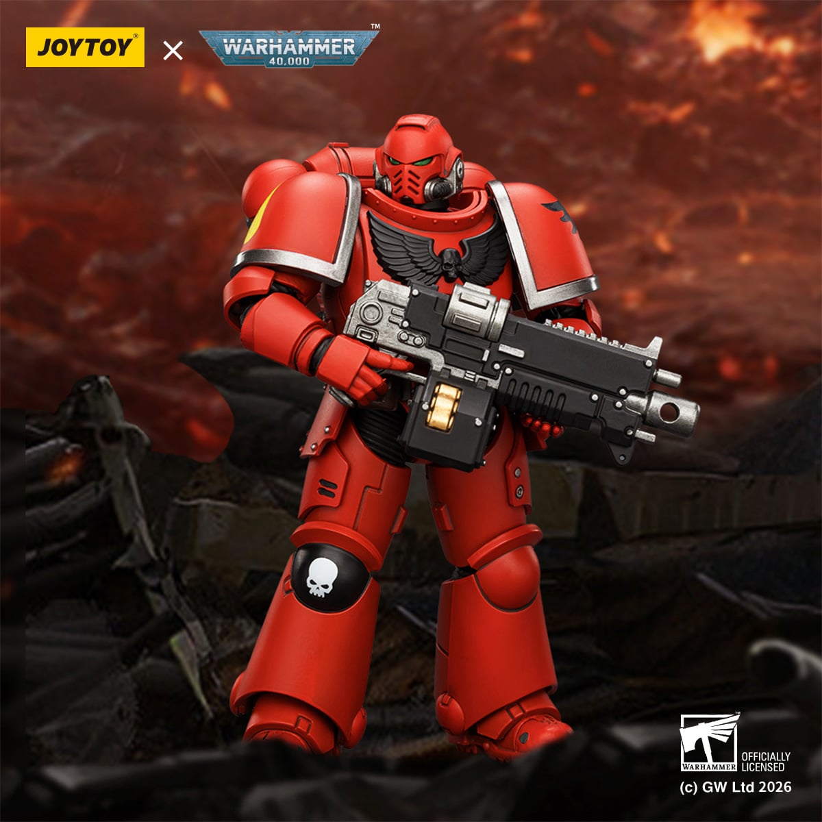 Warhammer 40,000 Blood Angels Intercessor 1/18 Scale Action Figure Gallery Image 3