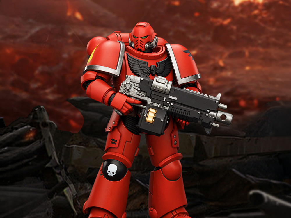 Warhammer 40,000 Blood Angels Intercessor 1/18 Scale Action Figure Gallery Image 1