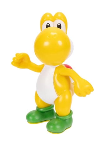 World of Nintendo Yellow Yoshi (Standing Pose) 2.5-Inch Scale Limited Articulation Figure Gallery Image 2