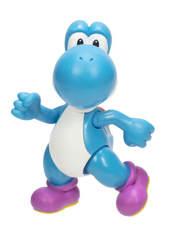 World of Nintendo Light Blue Yoshi with Egg 4-Inch Scale Action Figure Gallery Image 2