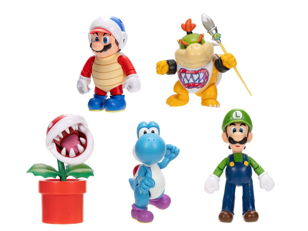 World of Nintendo Wave 50 4-Inch Scale Set of 5 Action Figures