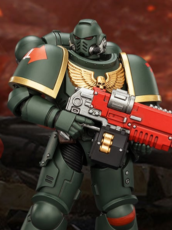 Warhammer 40,000 Dark Angels Intercessor 1/18 Scale Action Figure Gallery Image 2