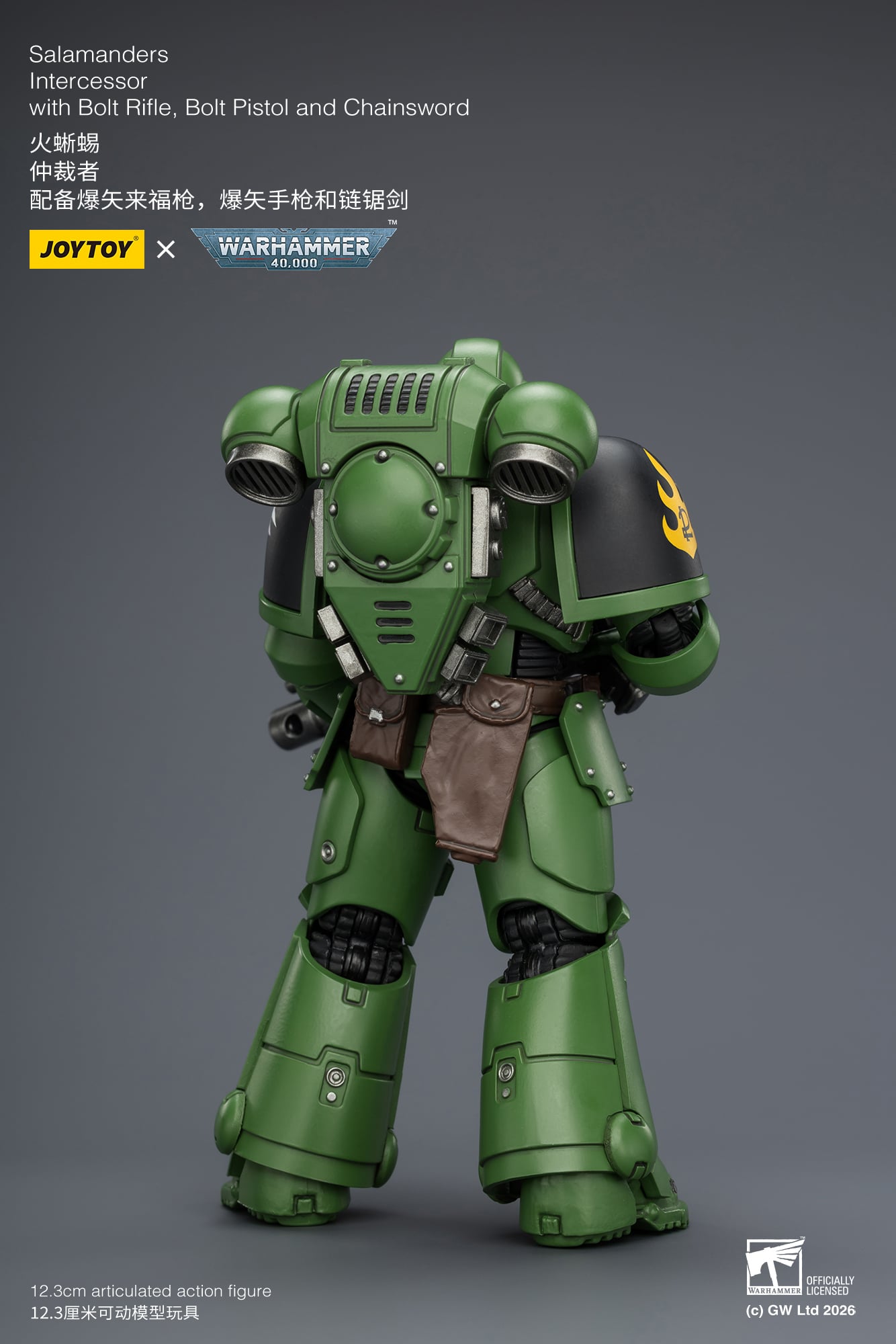 Warhammer 40,000 Salamanders Intercessor 1/18 Scale Action Figure Gallery Image 6