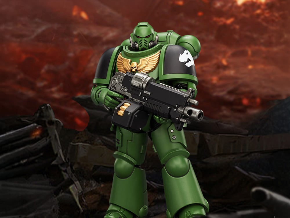 Warhammer 40,000 Salamanders Intercessor 1/18 Scale Action Figure