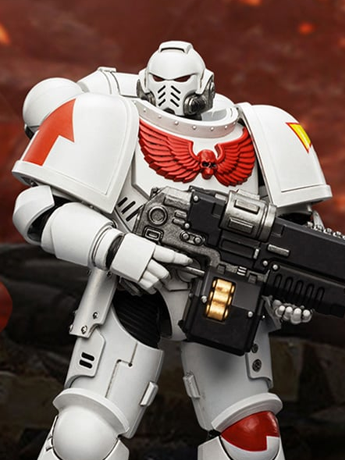 Warhammer 40,000 White Scars Intercessor 1/18 Scale Action Figure