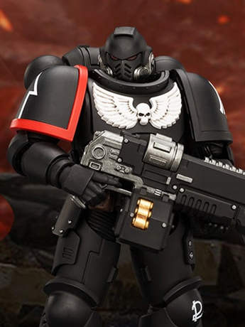Warhammer 40,000 Raven Guard Intercessor 1/18 Scale Action Figure Gallery Image 2