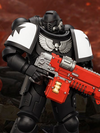Warhammer 40,000 Black Templars Intercessor 1/18 Scale Action Figure Gallery Image 2