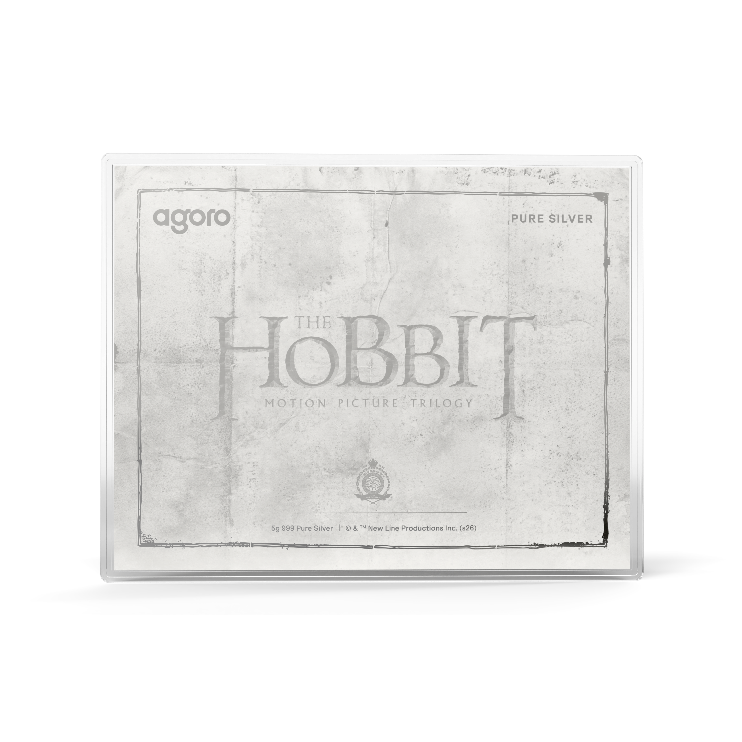 2026 Niue The Hobbit Artifacts of Middle-earth Thorin's Map & Key Pure Silver Collectible Set Gallery Image 6
