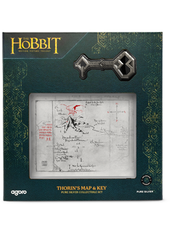 Image of 2026 Niue The Hobbit Artifacts of Middle-earth Thorin's Map & Key Pure Silver Collectible Set