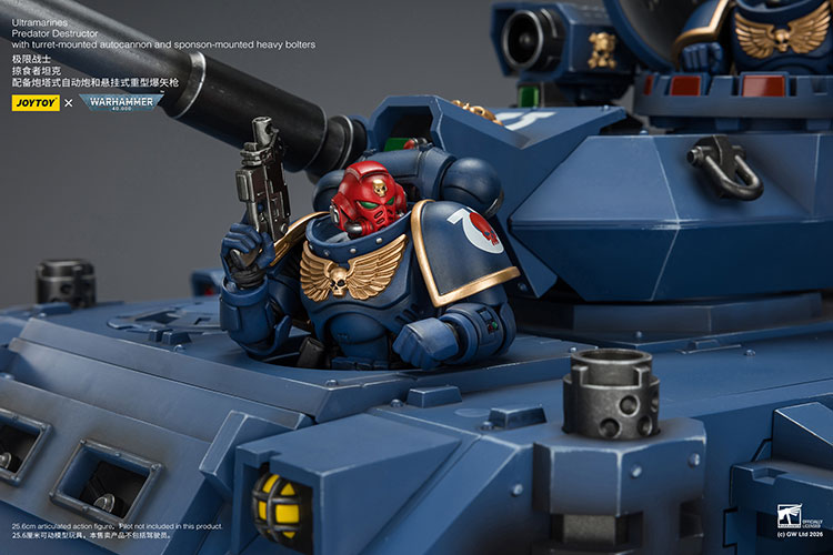 Warhammer 40,000 Ultramarines Predator Destructor 1/18 Scale Vehicle Gallery Image 52