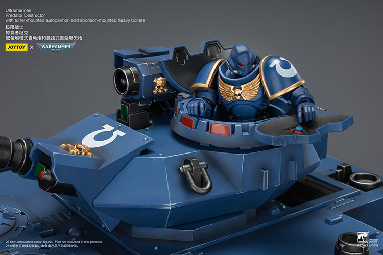 Warhammer 40,000 Ultramarines Predator Destructor 1/18 Scale Vehicle Gallery Image 53